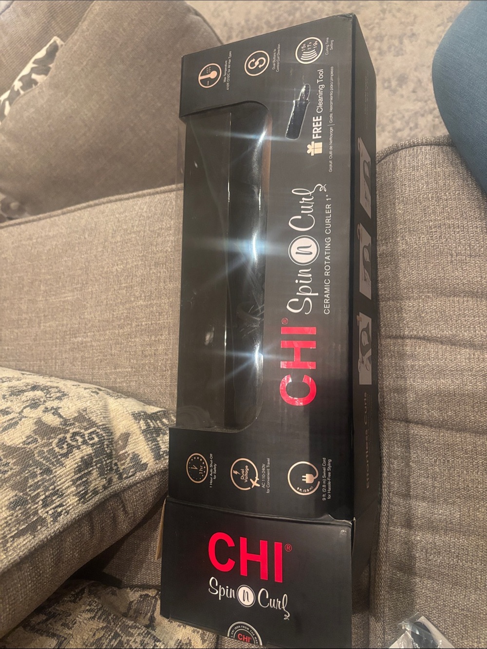 CHI Spin N Curl Automatic Ceramic Curler in Rose Gold